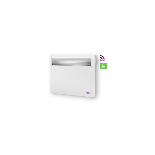 Конвектор TESY HeatЕco Cloud CN 031 100 EI CLOUD W, стенен, с електронно Wi-Fi управление, 1000W 